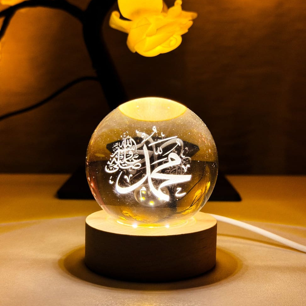 Crystal Ball 3D Arabic Night Lamp